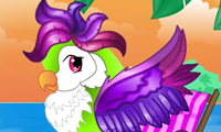 Exotic Parrot Feathers