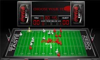 Coke Zero Retro Electro Football