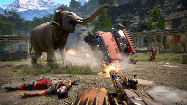 fr cry 4 elephant gun kyrat
