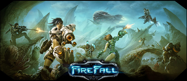 Firefall banner girl
