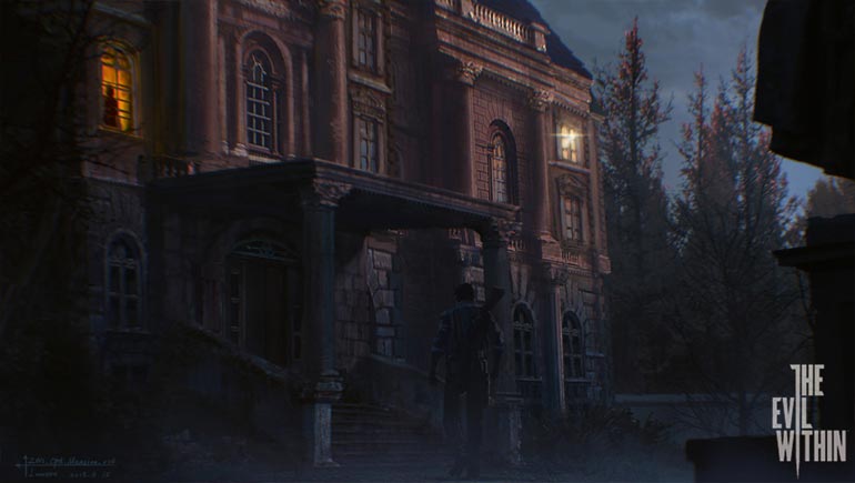 the evil within detective house window light 